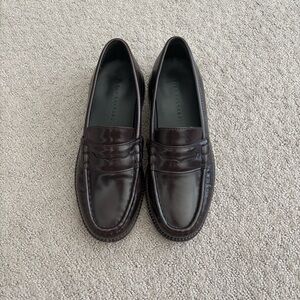 Freda Salvador Elba Penny Loafer in Espresso Spazzolato in Size 8